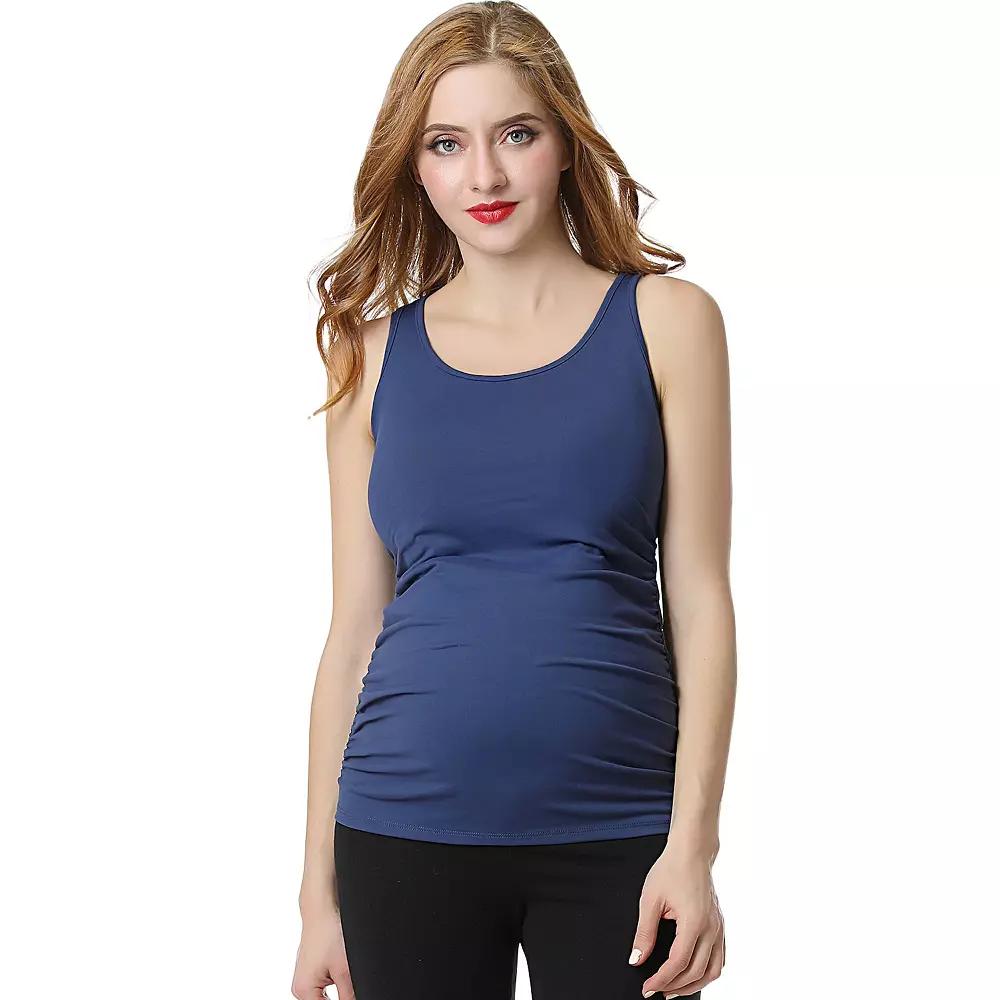 Maternity Pokkori Ruched Active Tank Top, Women's,  Product Image