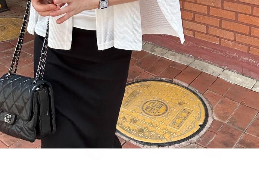 Plain Knit Shawl Product Image