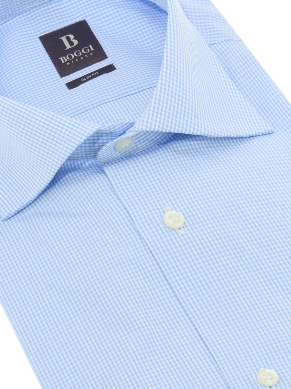 slim-fit cotton shirt Product Image