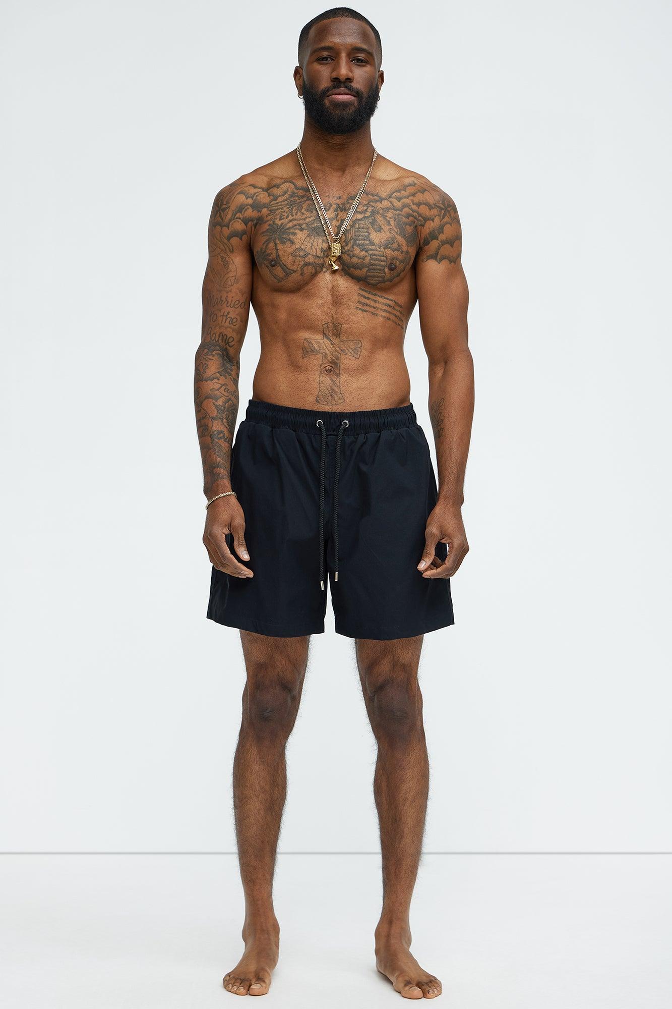 Montez Stretch Swim Trunk Classic - Black Product Image