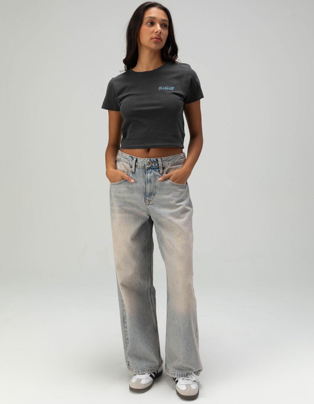 O'NEILL Original Surf Co. Womens Baby Tee - WASHED BLACK Product Image