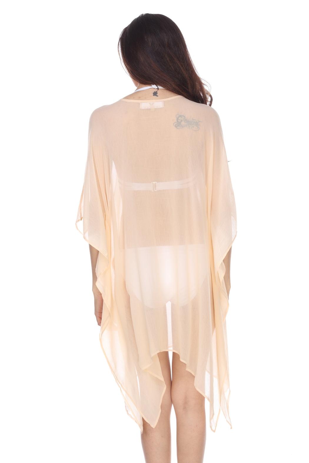 Sheer Embroidered Cover-Up Product Image