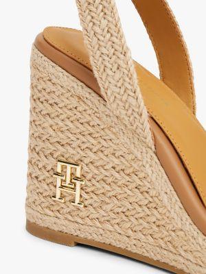 TH Logo Rope High Wedge Sandal Product Image