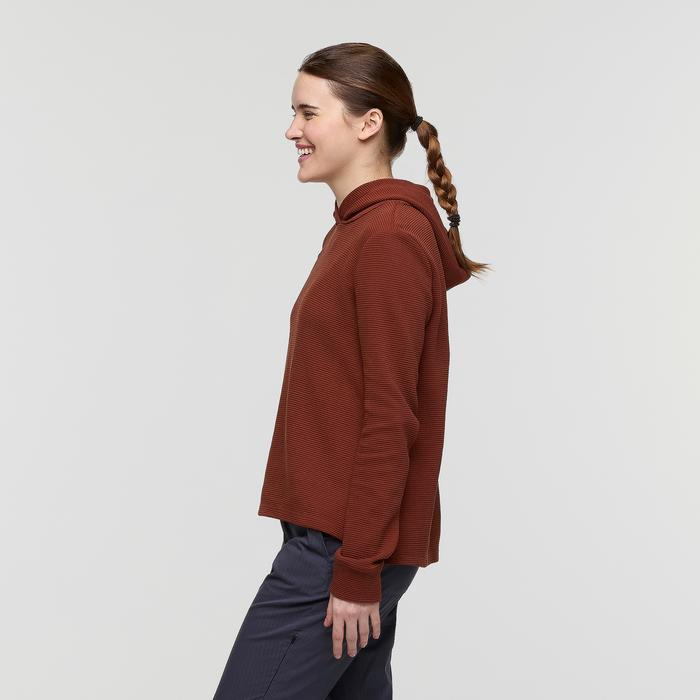Atajo Long-Sleeve Waffle Hoodie - Women's Product Image