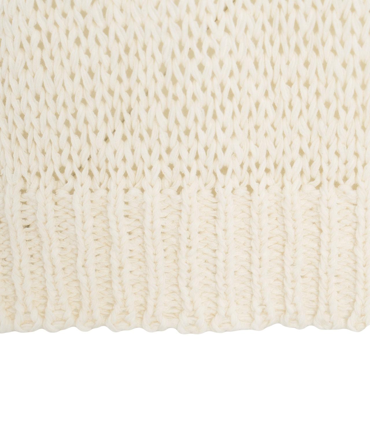 Knit sweater with V-neck Product Image