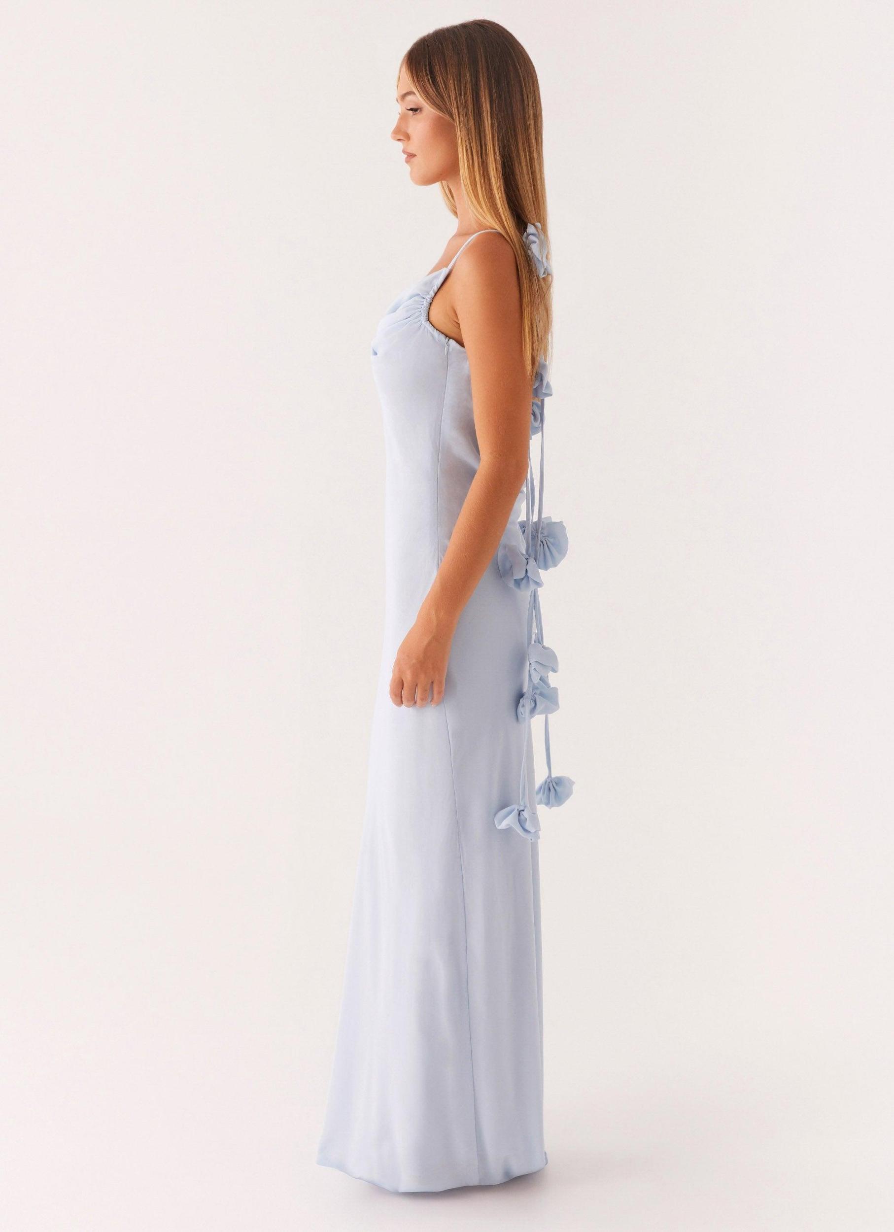 Simona Maxi Dress - Pastel Blue Product Image