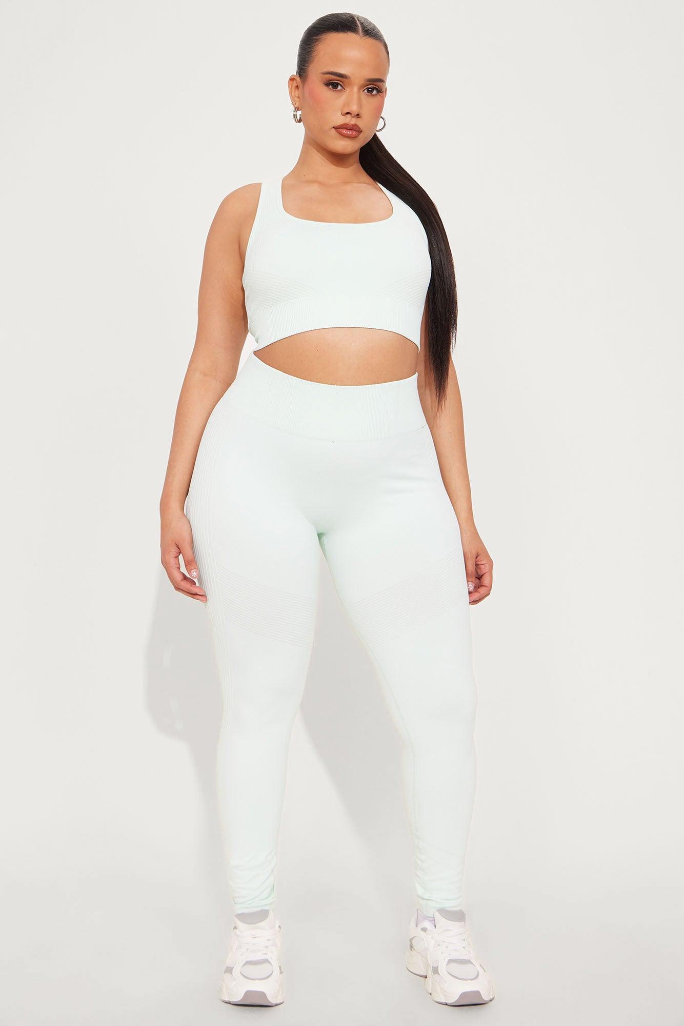 Good Stretch Seamless Active Legging - Mint Product Image