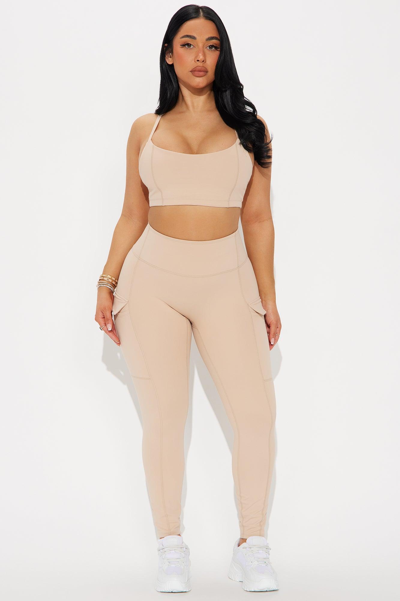 Stronger Super Soft Active 7/8 Legging - Tan Product Image