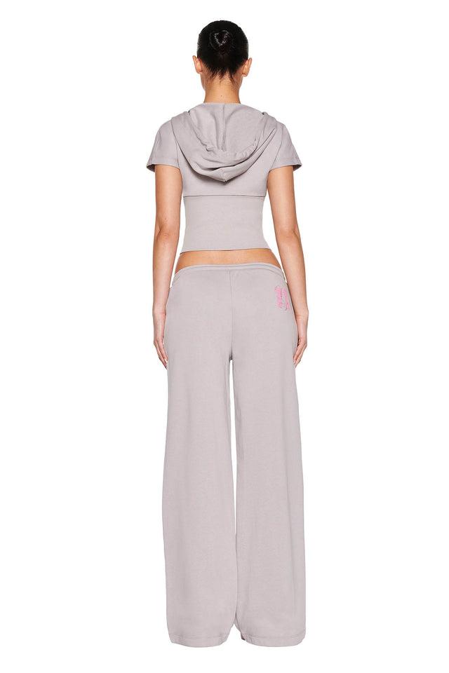 ARLO TRACK PANT - GREY : PINK Product Image