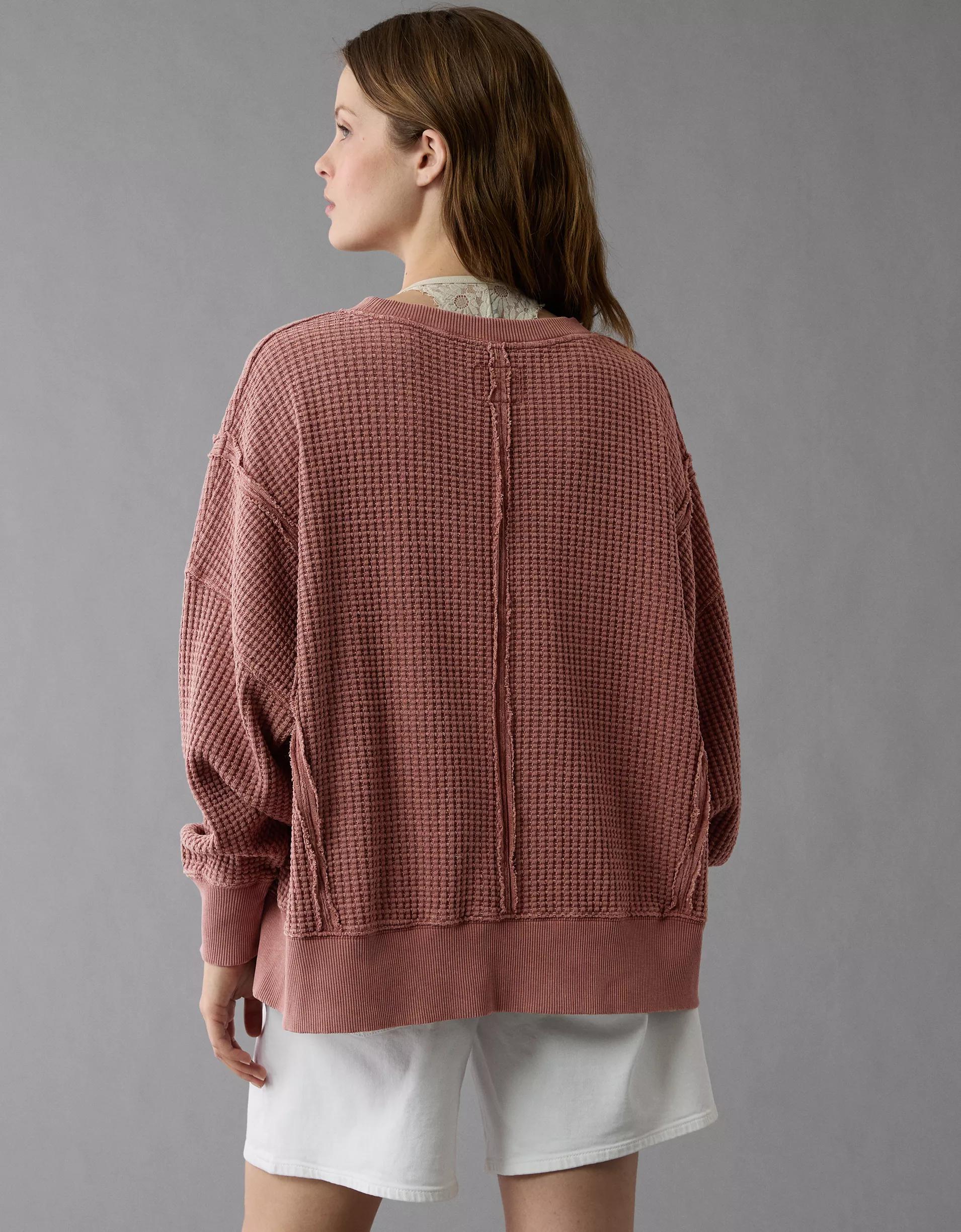 AE Big Hug Waffle Sweatshirt Product Image