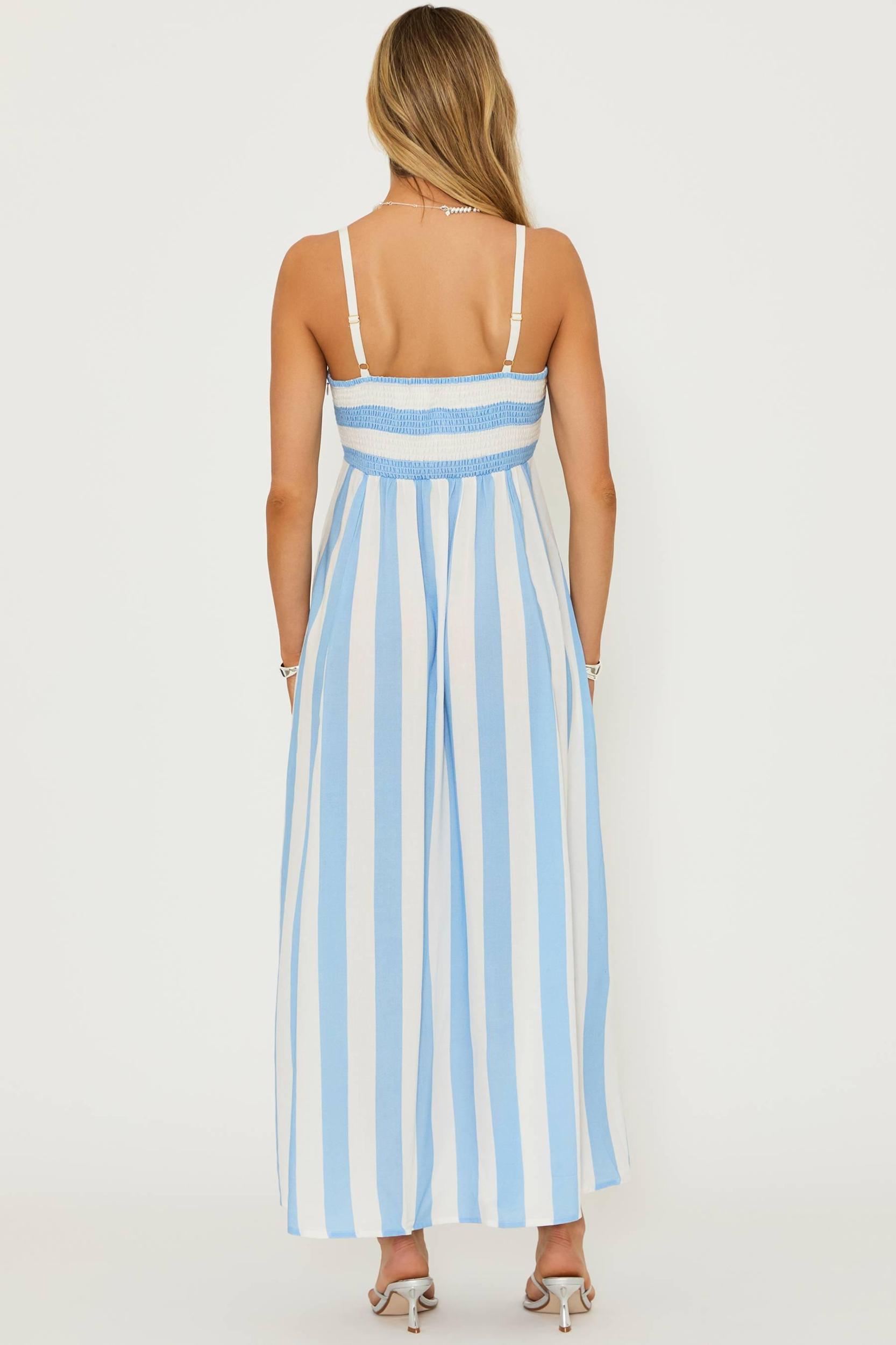 Rianne Dress Iris Stripe Product Image