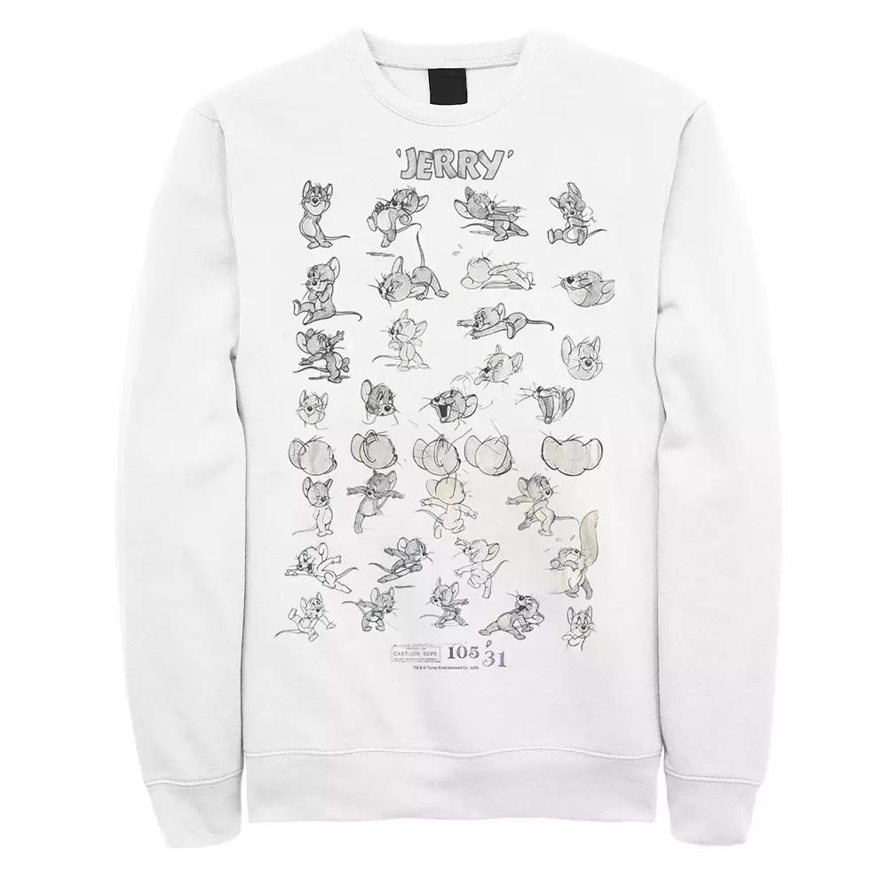 Mens Tom And Jerry Character Art Sweatshirt, Men's,  Product Image