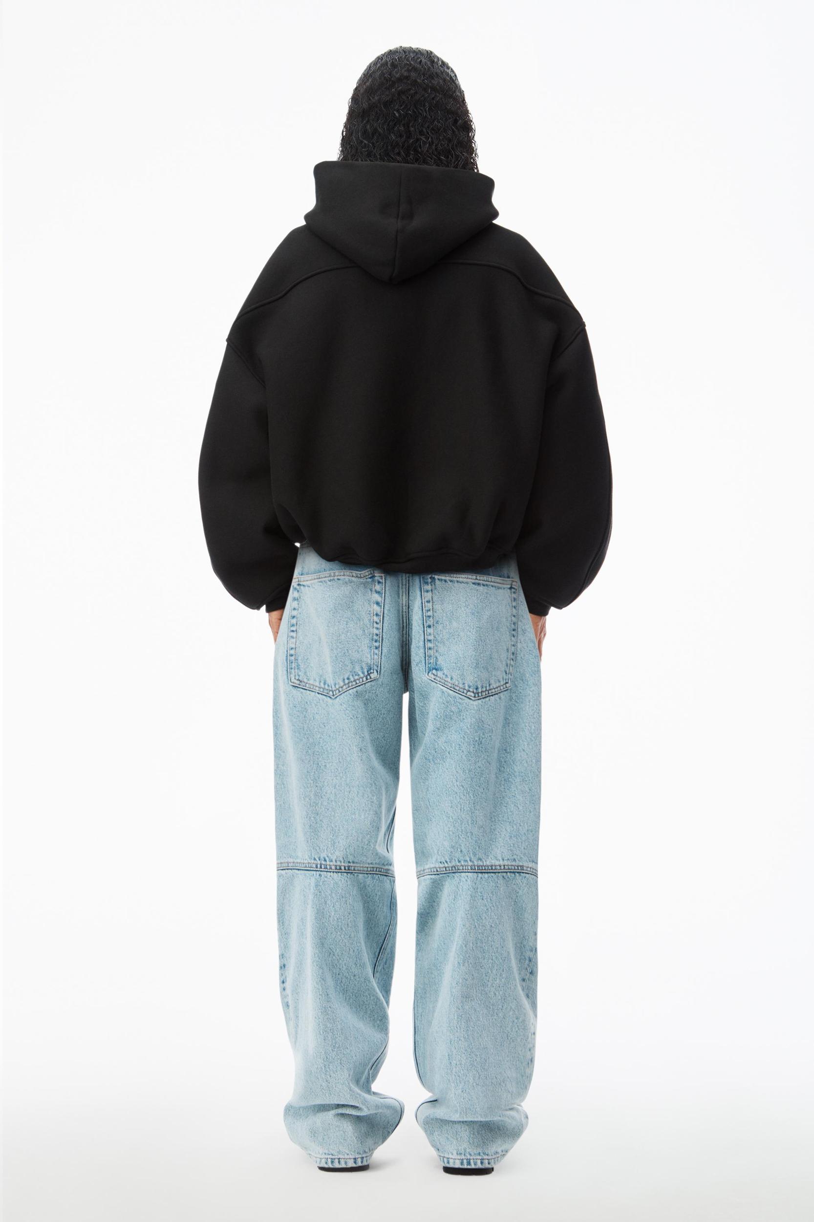 Star Zip Up Hoodie In Dense Fleece Product Image