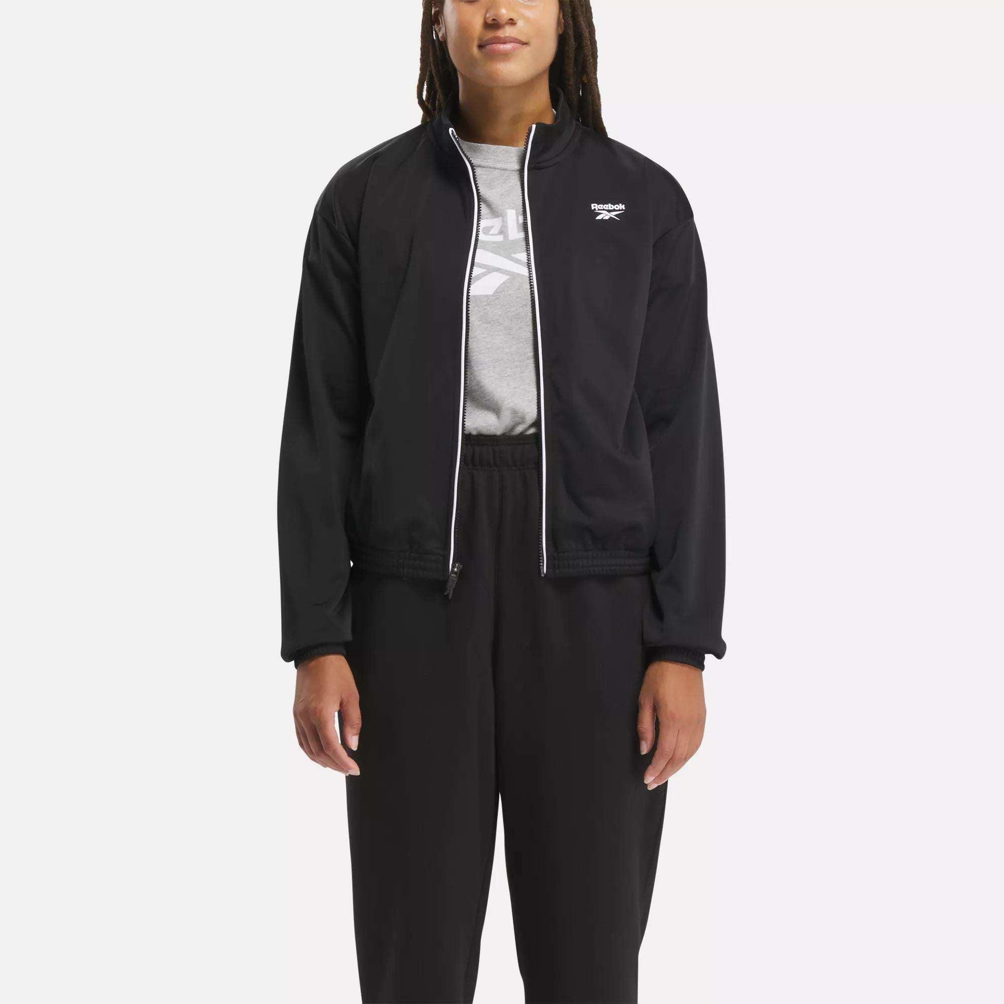 Women's Reebok Identity Back Vector Tricot Track Jacket Female Product Image