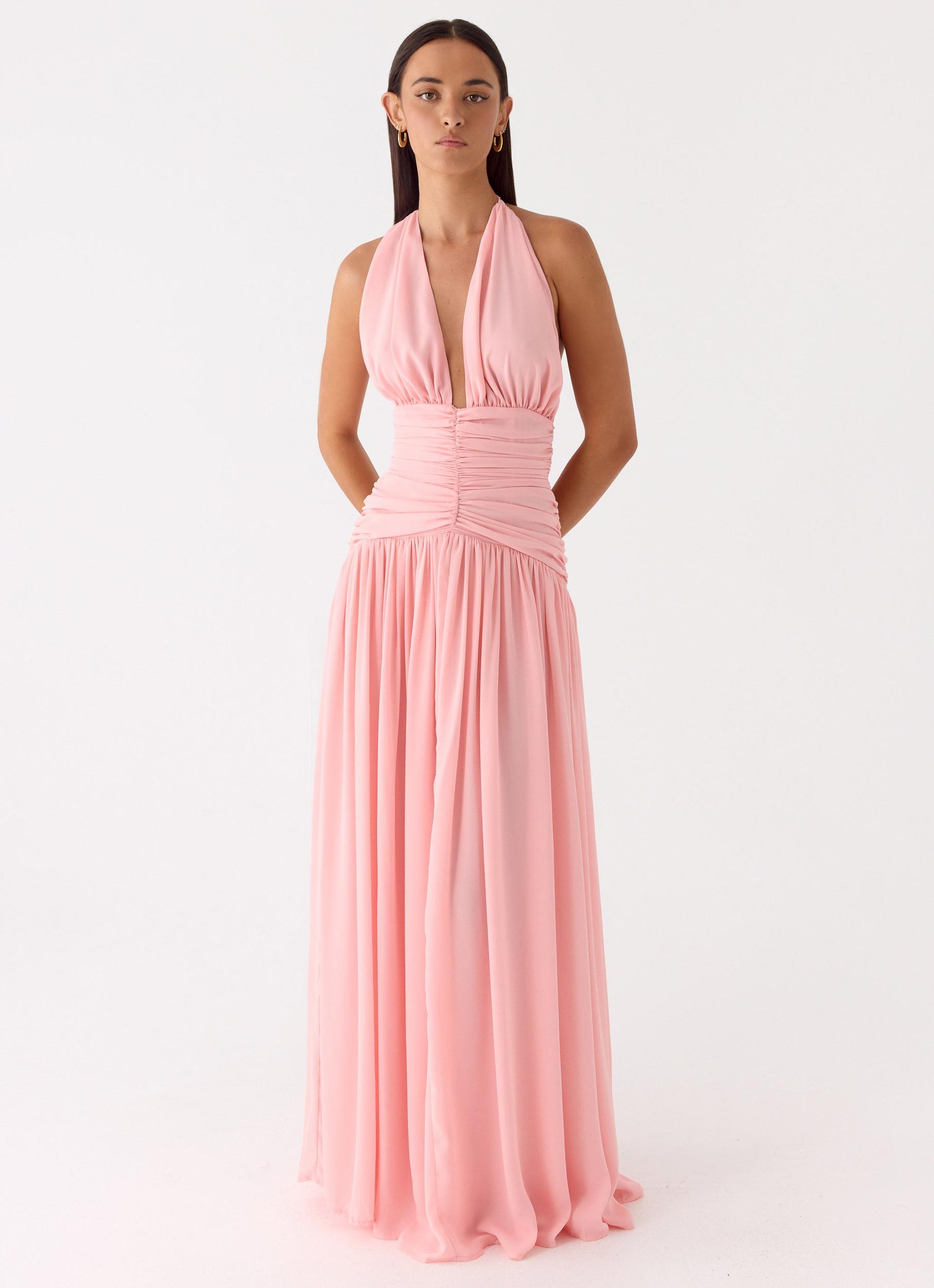 Jimena Maxi Dress - Peach Product Image