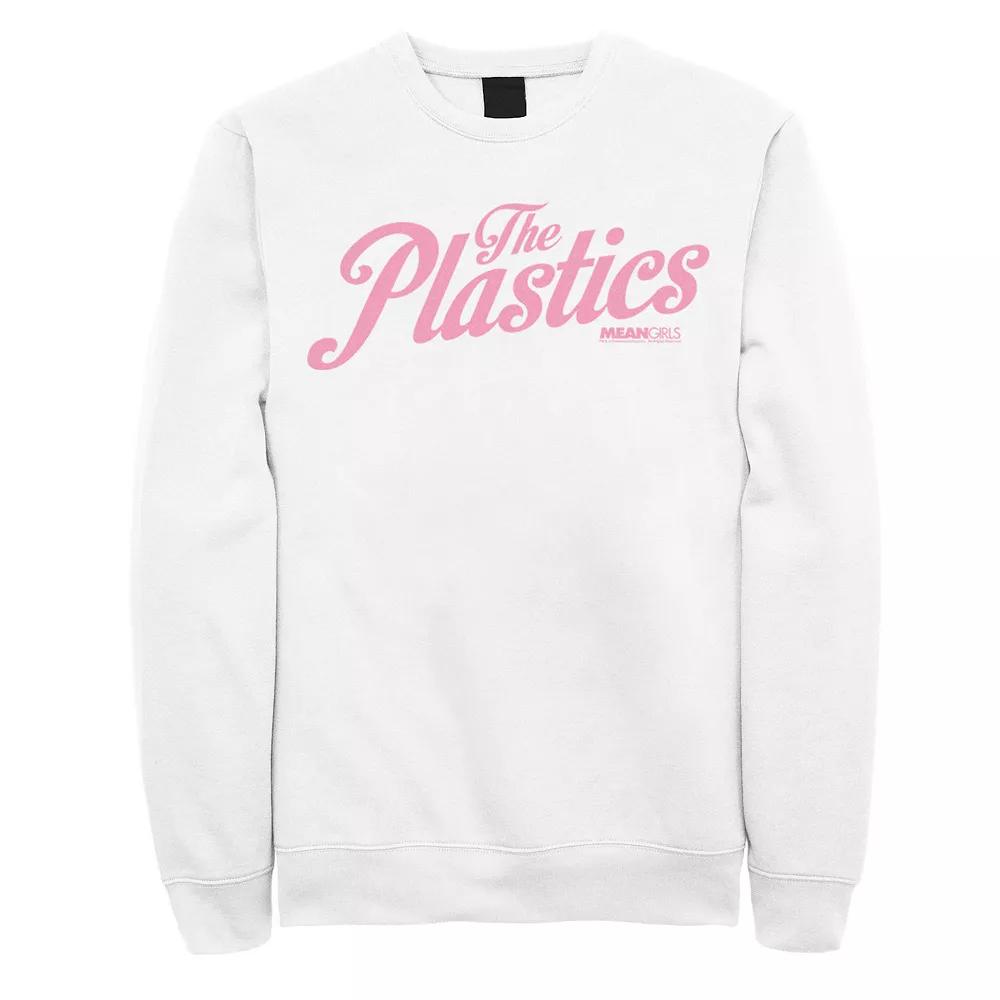 Men's Mean Girls The Plastics Sweatshirt, Size: Large, White Product Image
