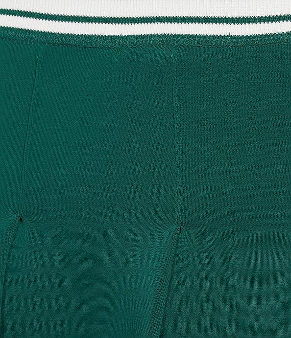 Copper Key Knit Pleated Skirt Product Image