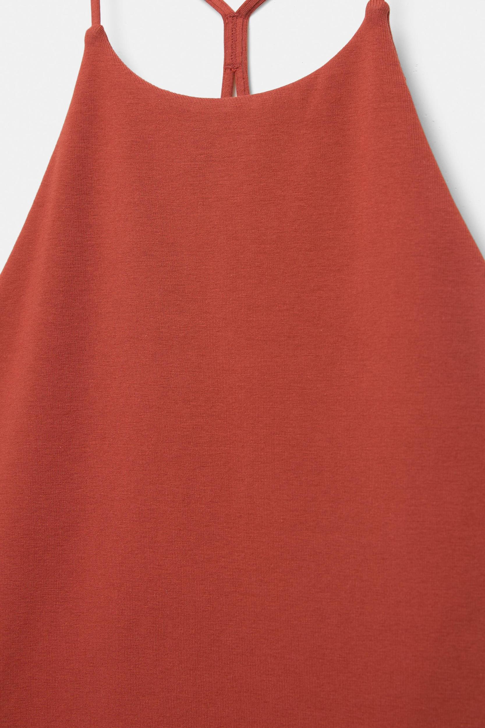 Halter top with straps at the back Product Image