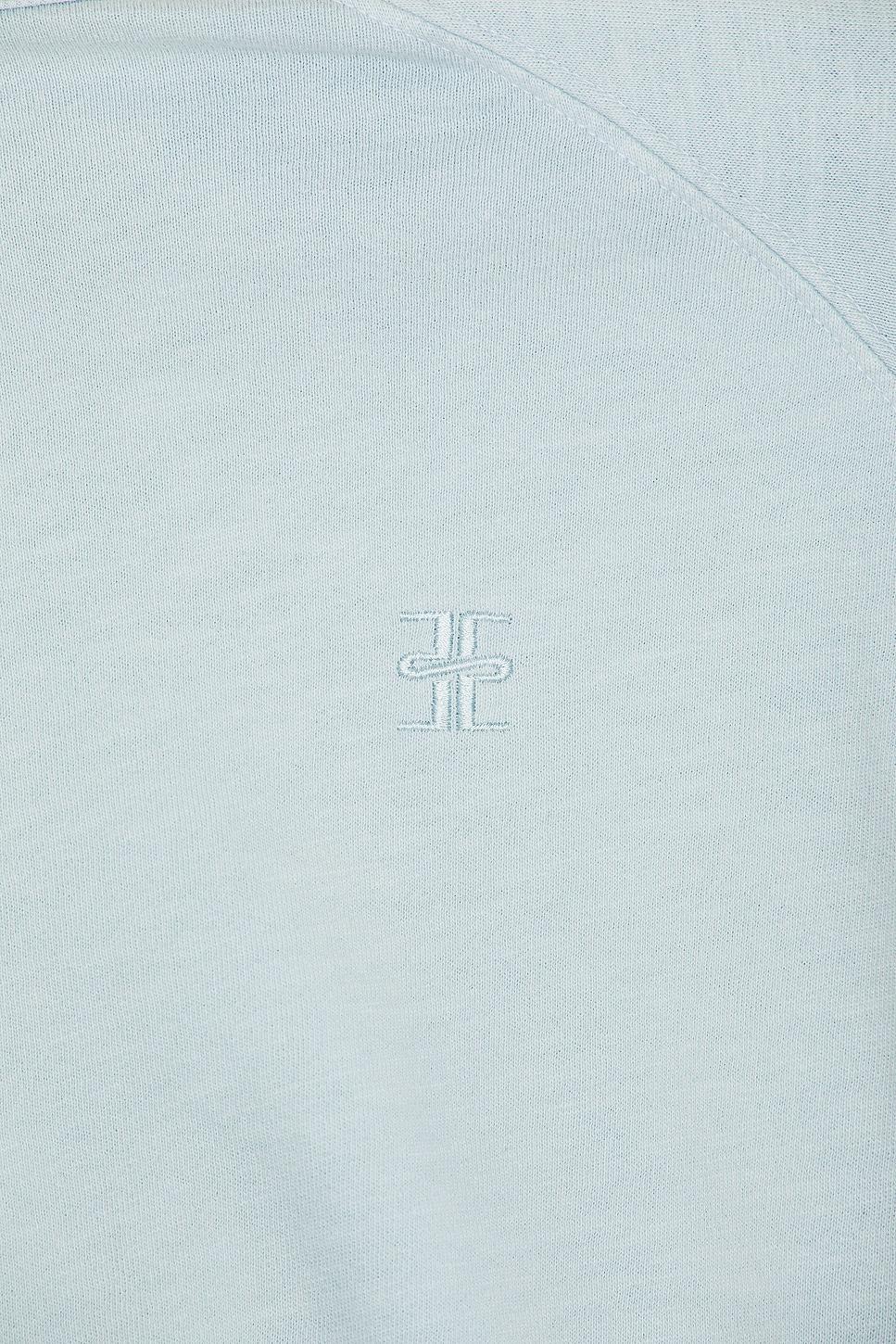 Eterne Sonny Oversized Sweatshirt in Baby Blue Product Image