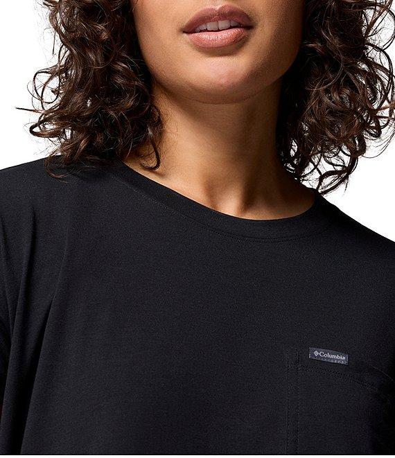 Columbia Daniela Falls Knit Crew Neck Short Sleeves Patch Pocket Tee Product Image