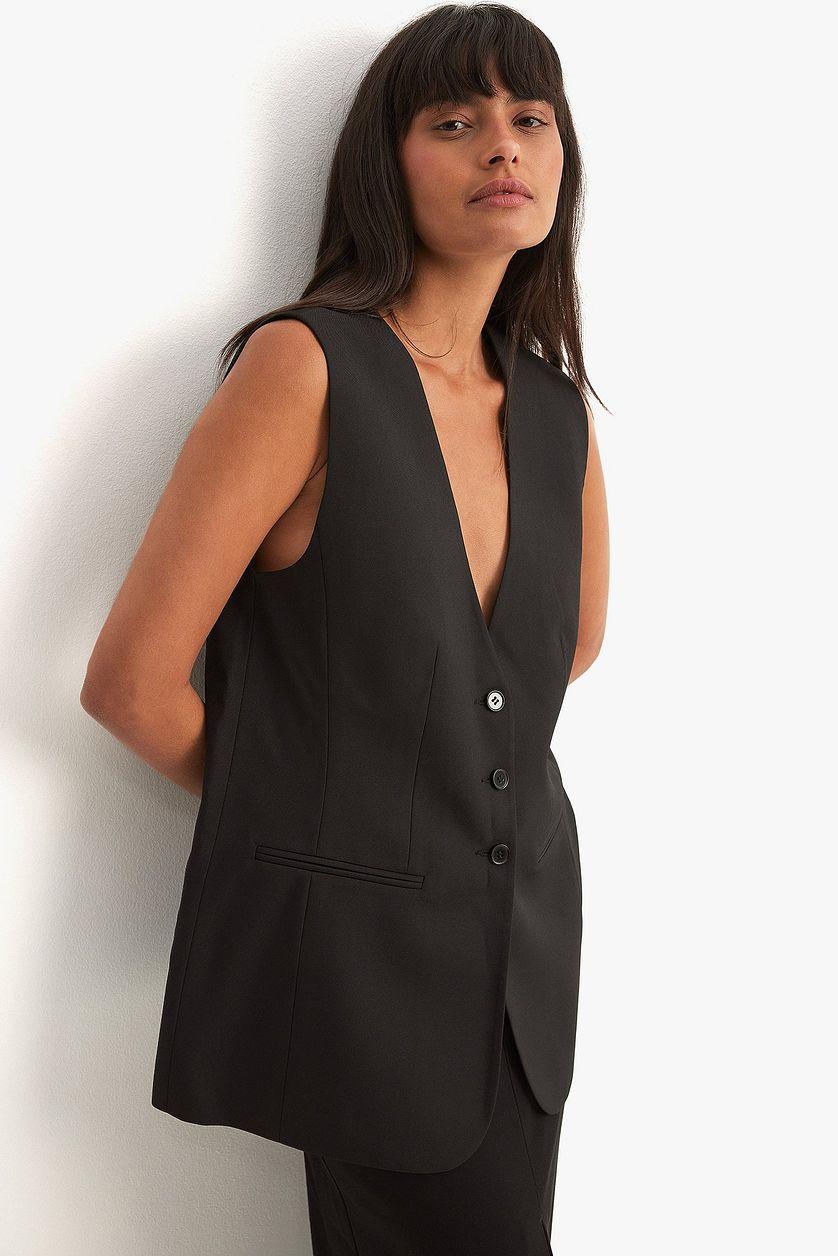 Tailored Oversized Vest Product Image