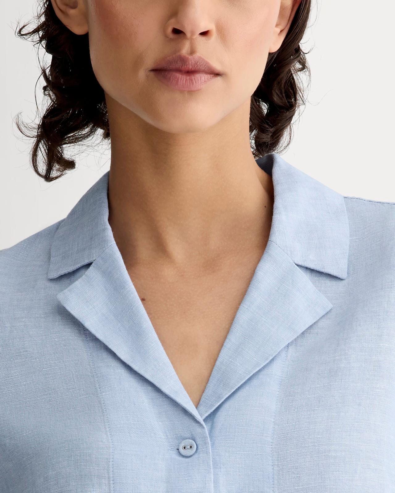 Womens Notch Shirt in Linen by Everlane Product Image