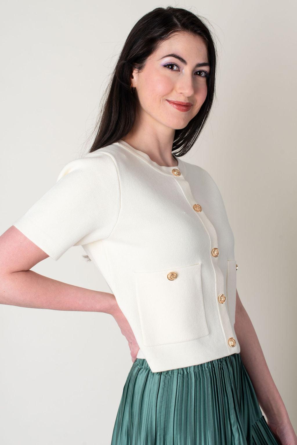 Heartbreaker Knit Short Sleeve Top Product Image