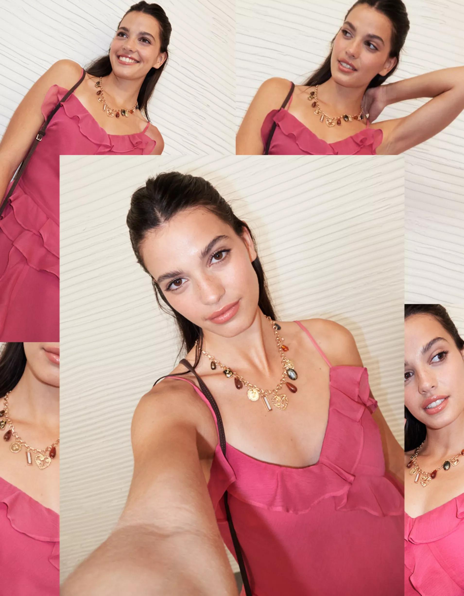 AE Asymmetrical Ruffle Mini Dress Product Image