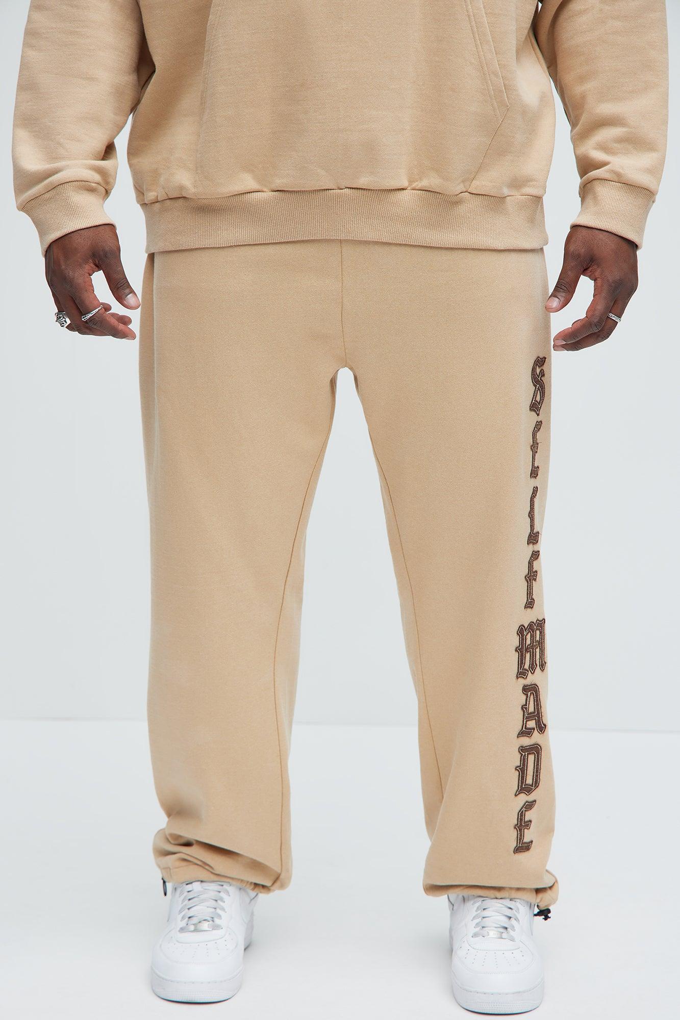 Respectfully Self Made Sweatpants - Khaki Product Image