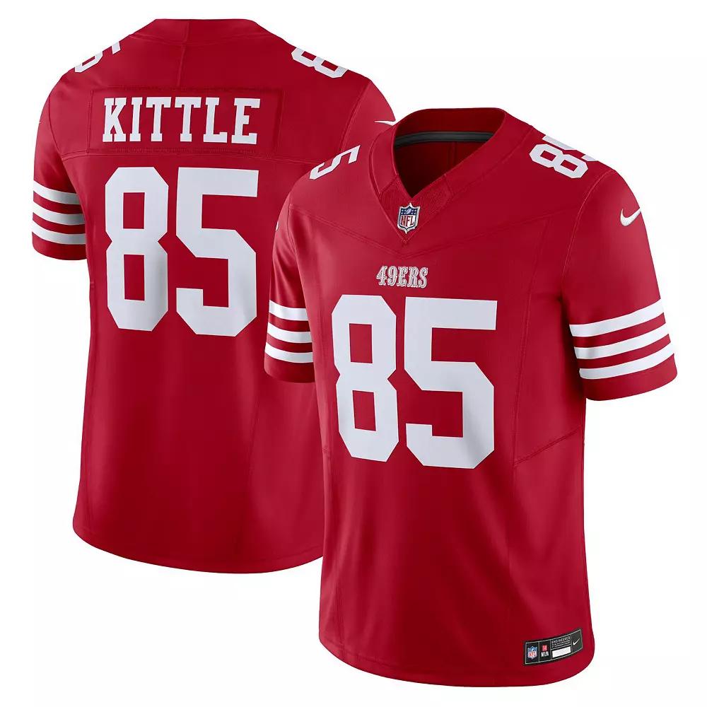 Men's Nike George Kittle Scarlet San Francisco 49ers Vapor F.U.S.E. Limited Jersey,  Product Image