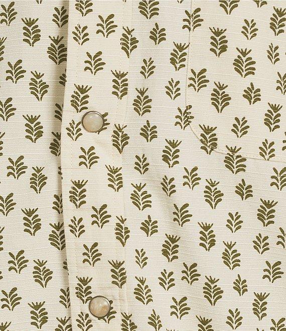 Roundtree & Yorke Short Sleeve Sprig Print Sport Shirt Product Image