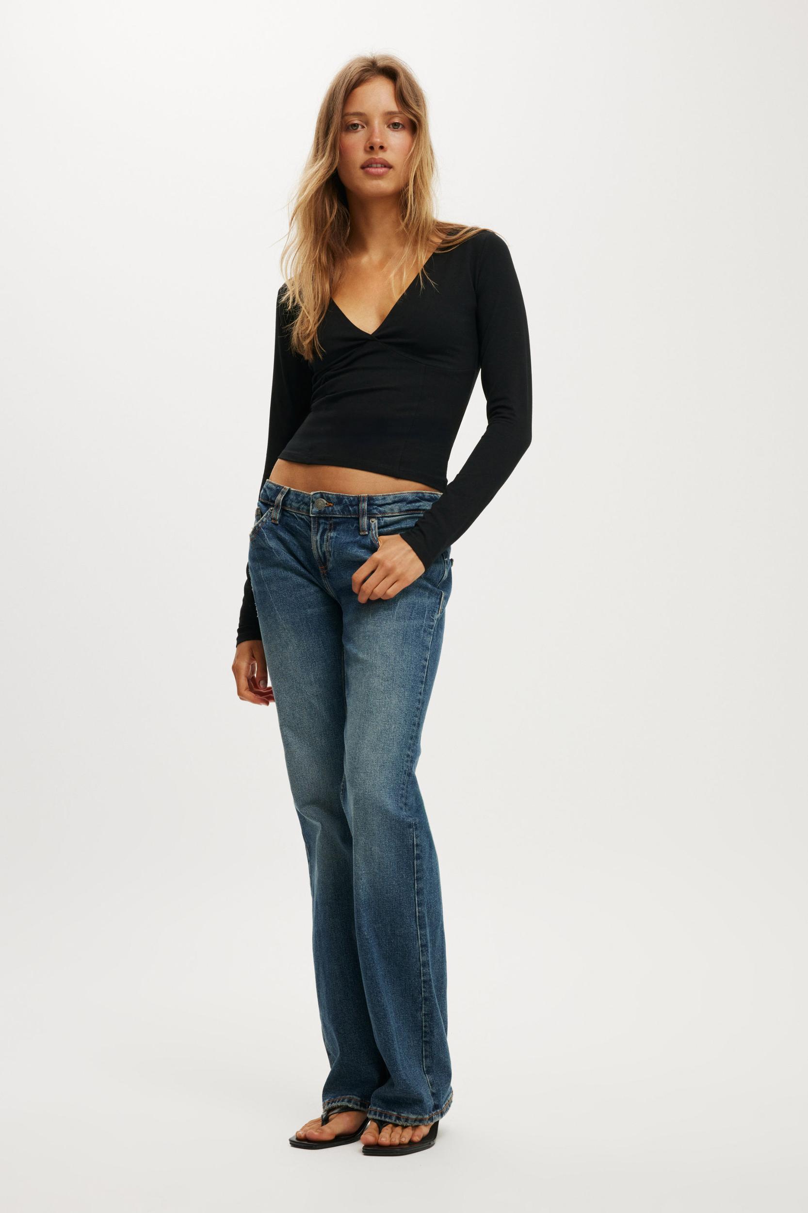 Zoey Cross Front V Neck Long Sleeve Product Image