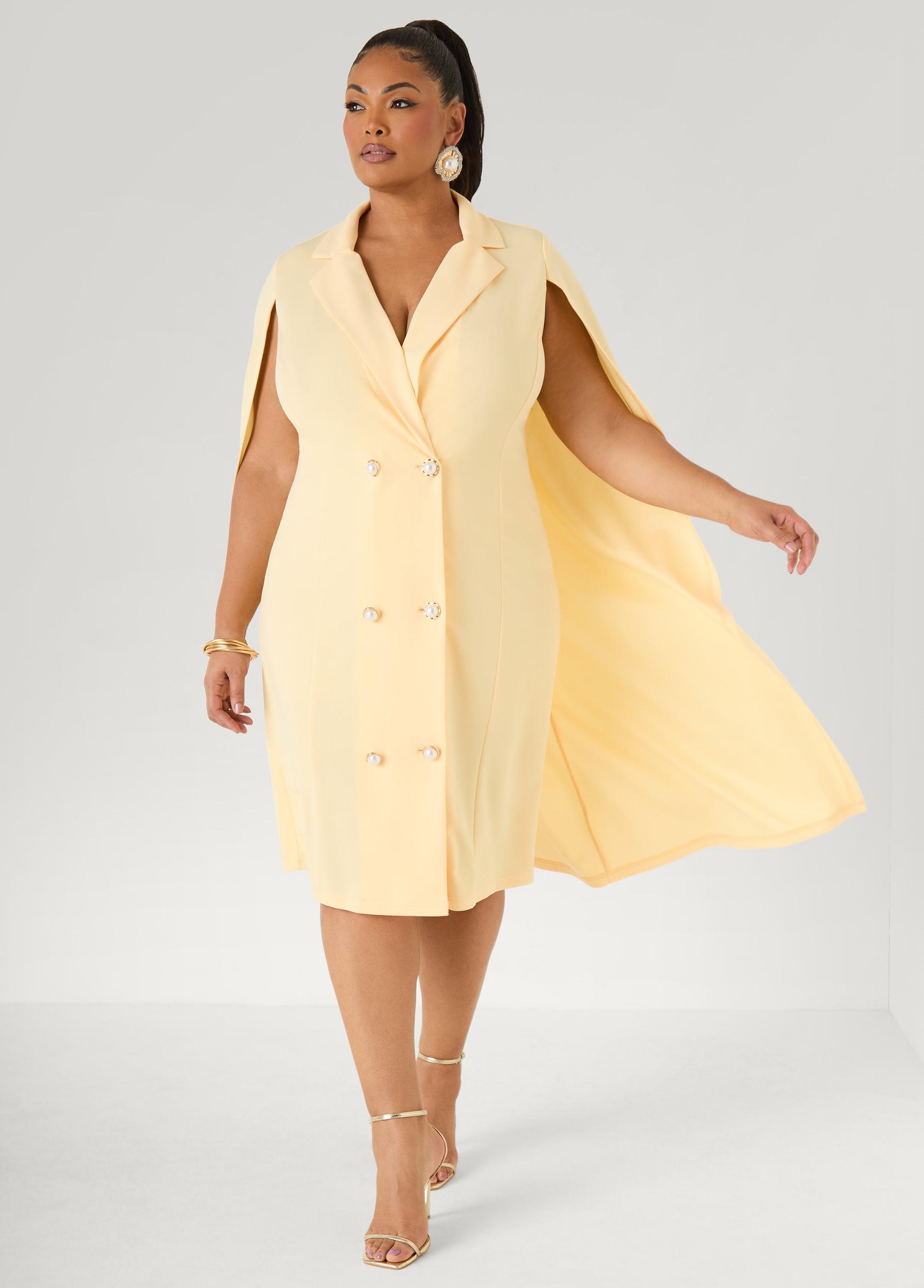 Cape Blazer Dress Product Image