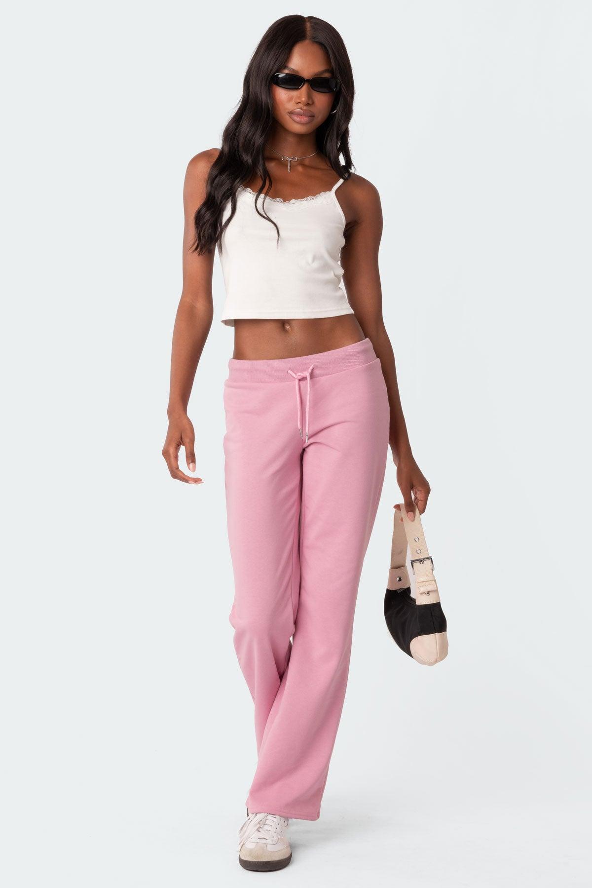 Lace Trim Ribbed Tank Top Product Image