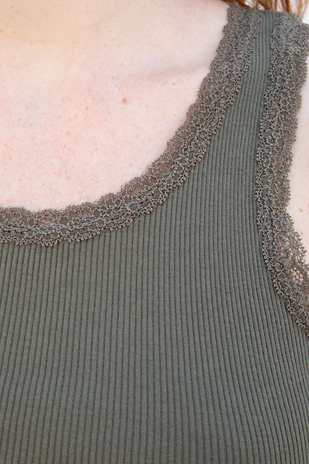 Ronnie Rib Lace Tank Product Image