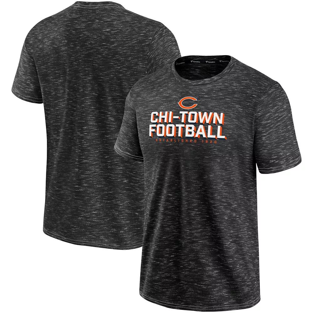 Men's Fanatics Branded Charcoal Chicago Bears Component T-Shirt, Size: Small Product Image
