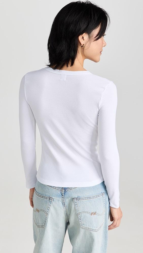 Leset Kelly Slim Fit Long Sleeve Top | Shopbop Product Image