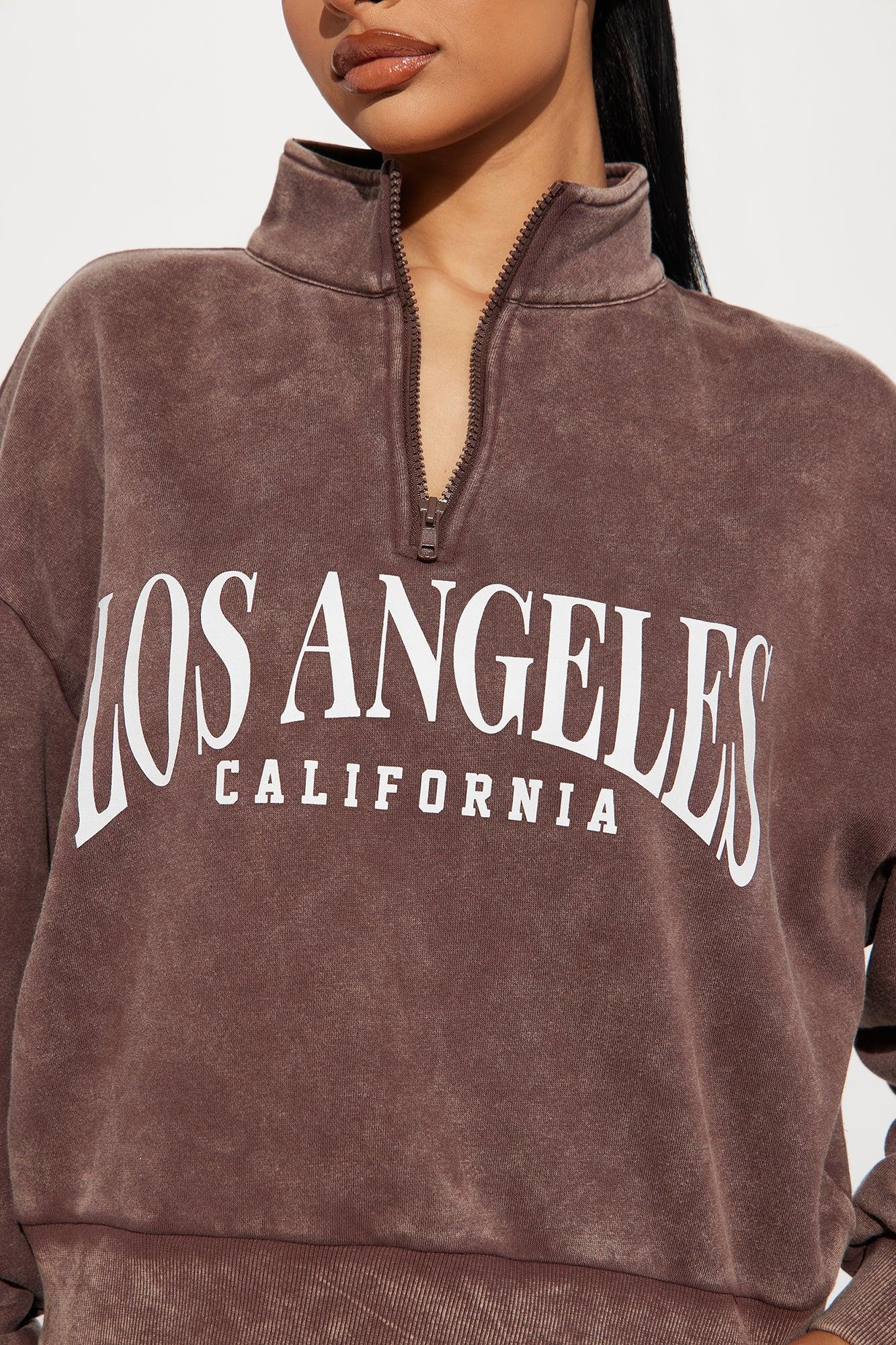 LA Vibes Short Set - Brown Product Image