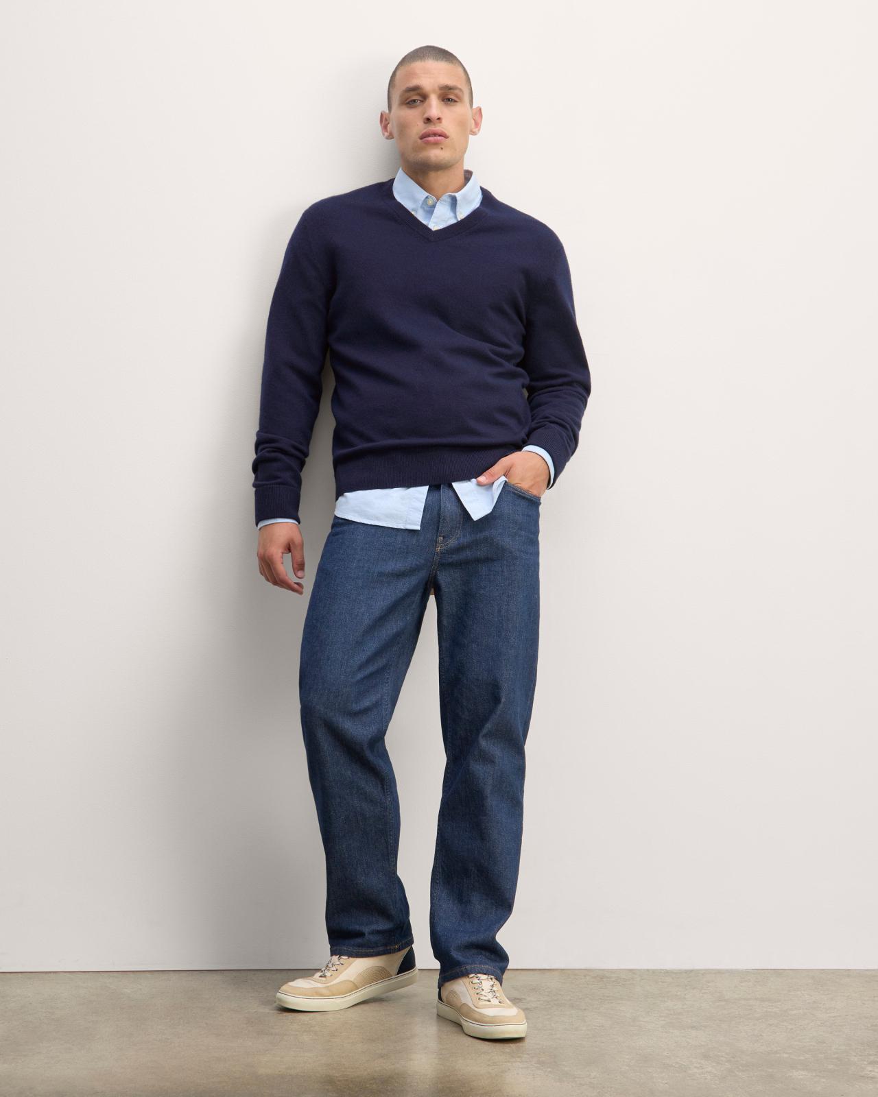 Mens Cashmere V-Neck Sweater by Everlane Product Image
