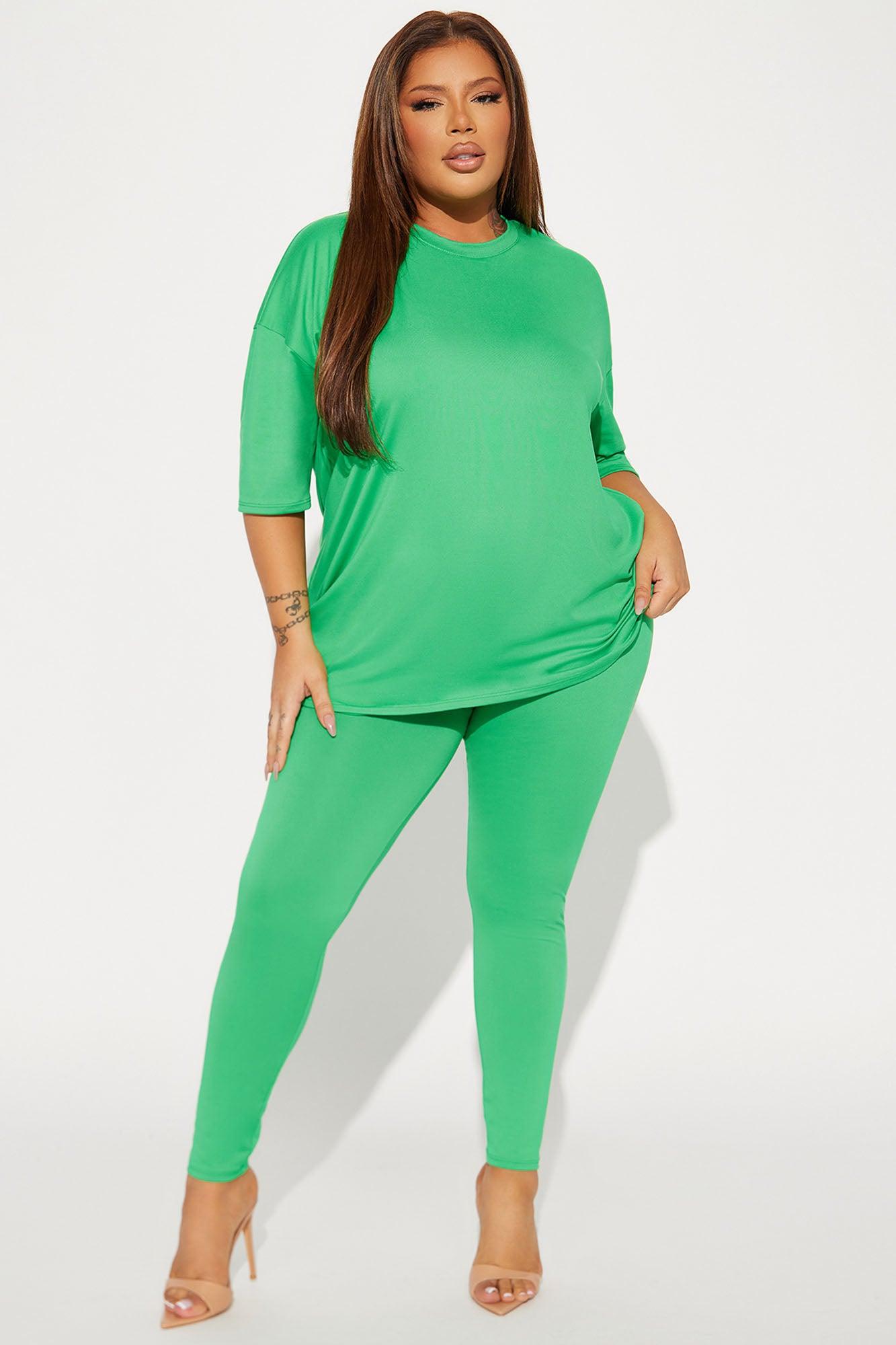 Weekend Vibes Legging Set - Green Product Image