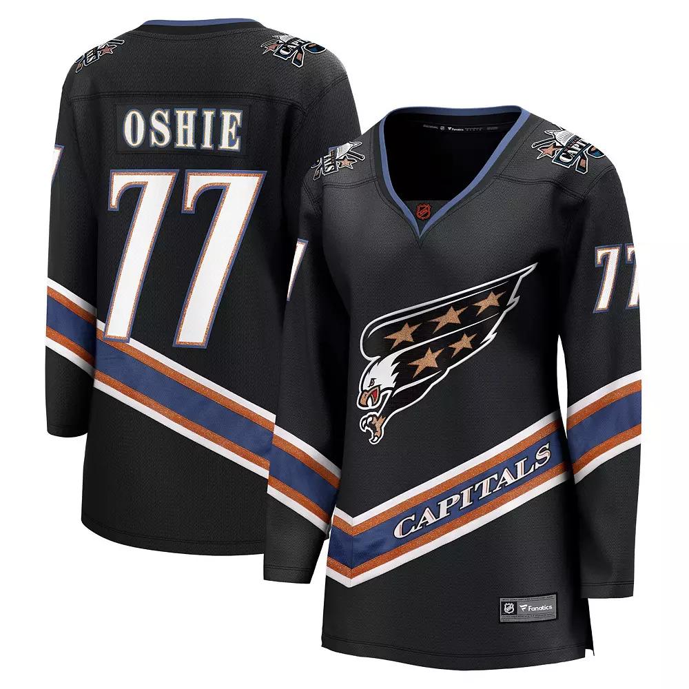 Women's Fanatics Branded TJ Oshie Black Washington Capitals Special Edition 2.0 Breakaway Player Jersey,  Product Image