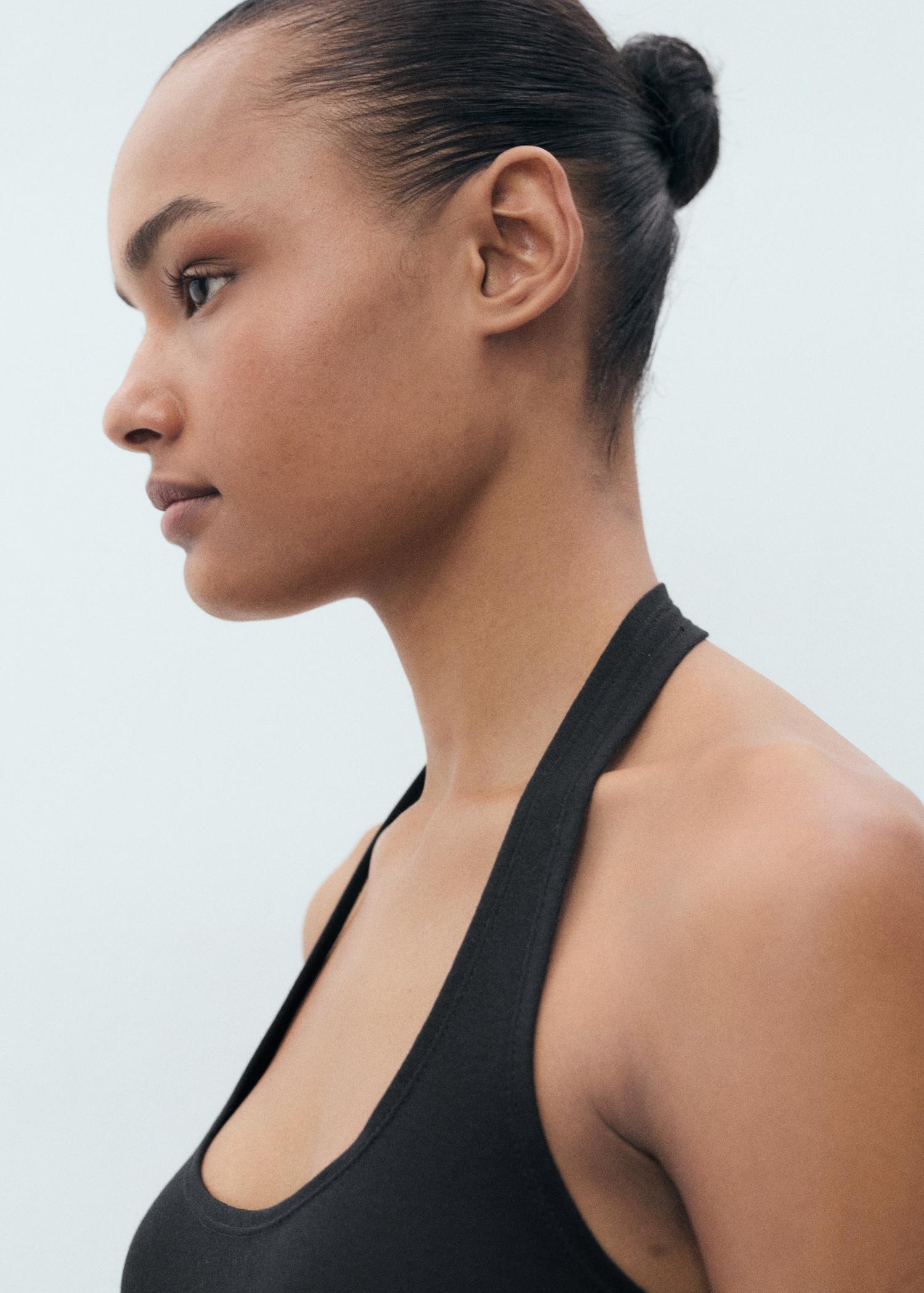 Short ruffled dress - Women | MANGO USA Product Image