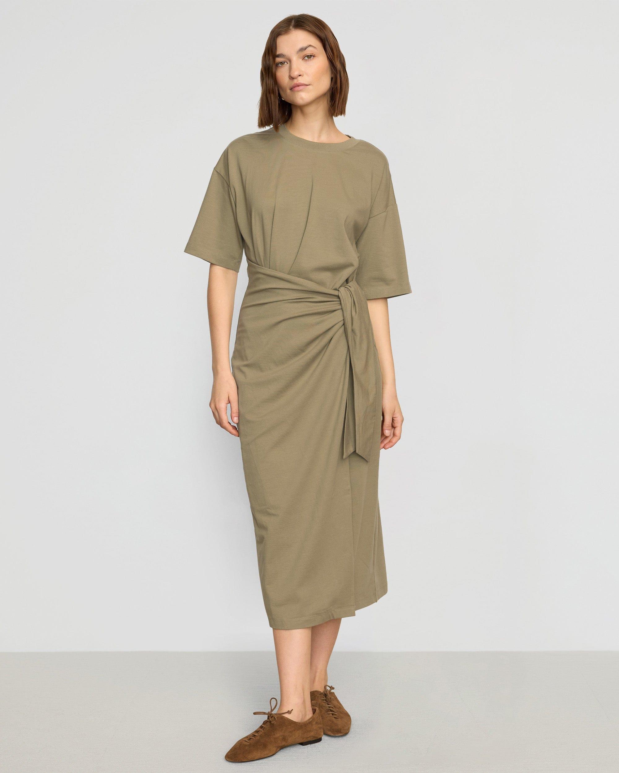 Noa Organic Cotton T-Shirt Wrap Dress Product Image
