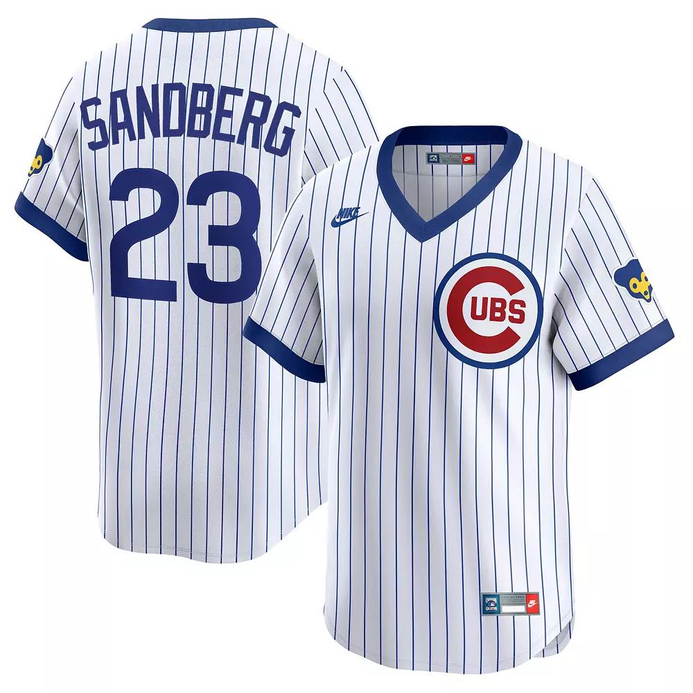 Ryne Sandberg Chicago Cubs Cooperstown Nike Men's Dri-FIT ADV MLB Limited Jersey Product Image