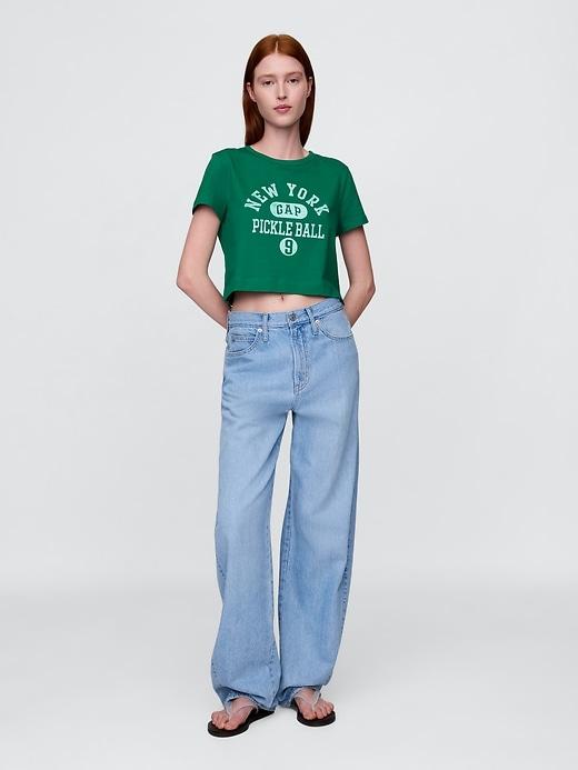 Organic Cotton VintageSoft Crop T-Shirt Product Image