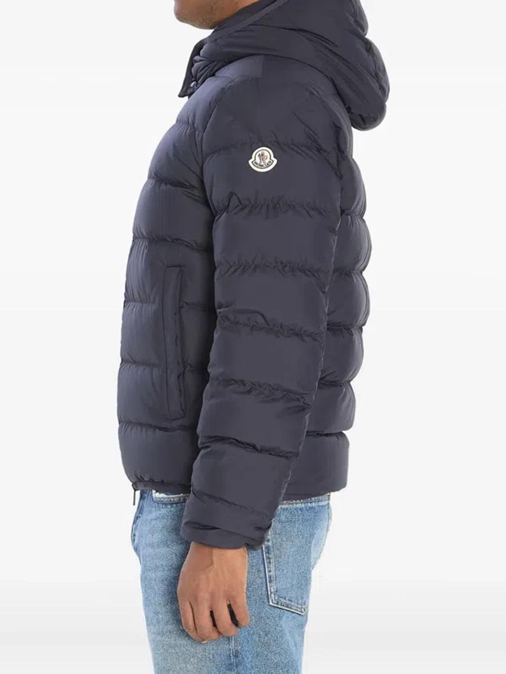 MONCLER Montgenevre Wool Down Jacket In Navy Product Image