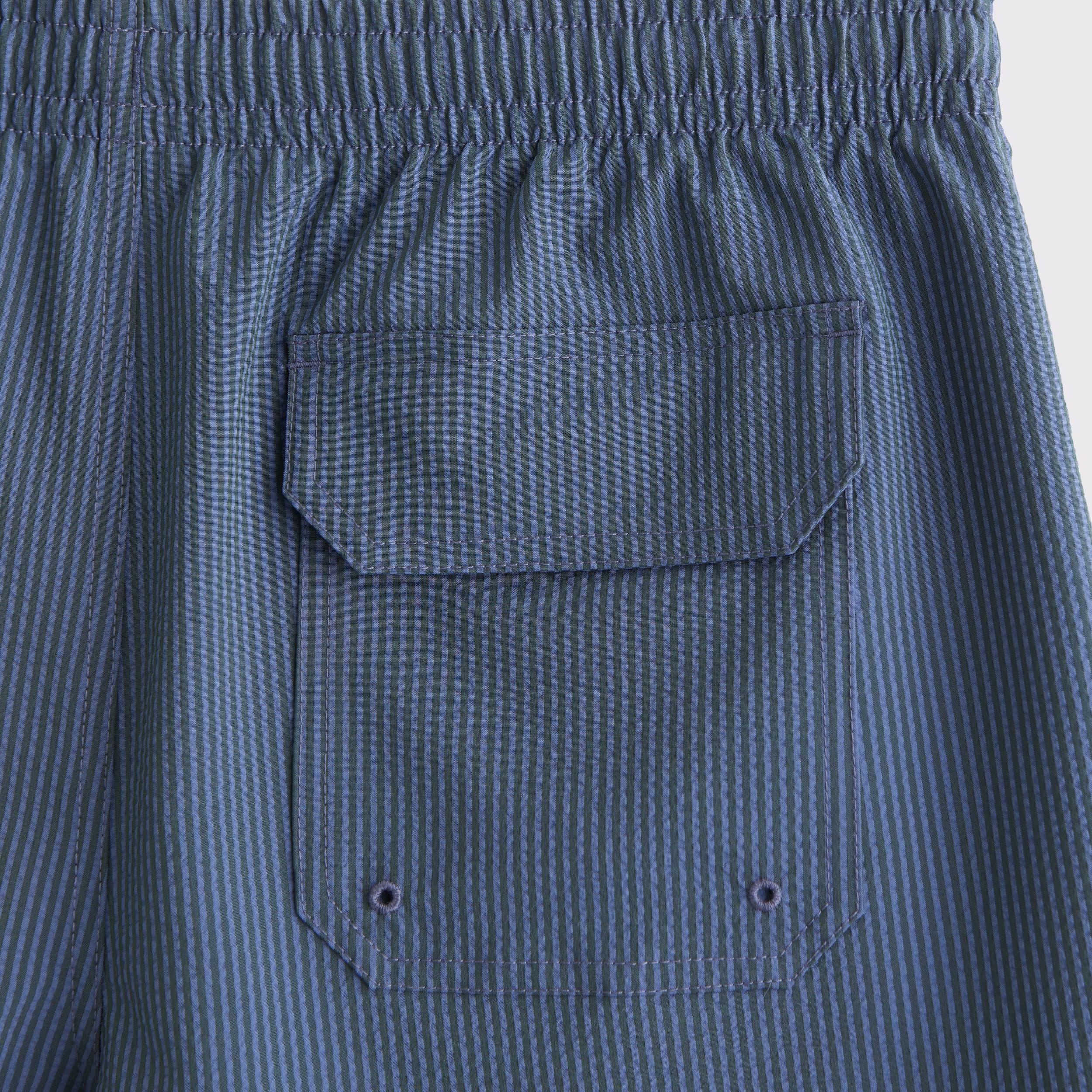 Pull-On Micro-Seersucker Swim Trunk Product Image