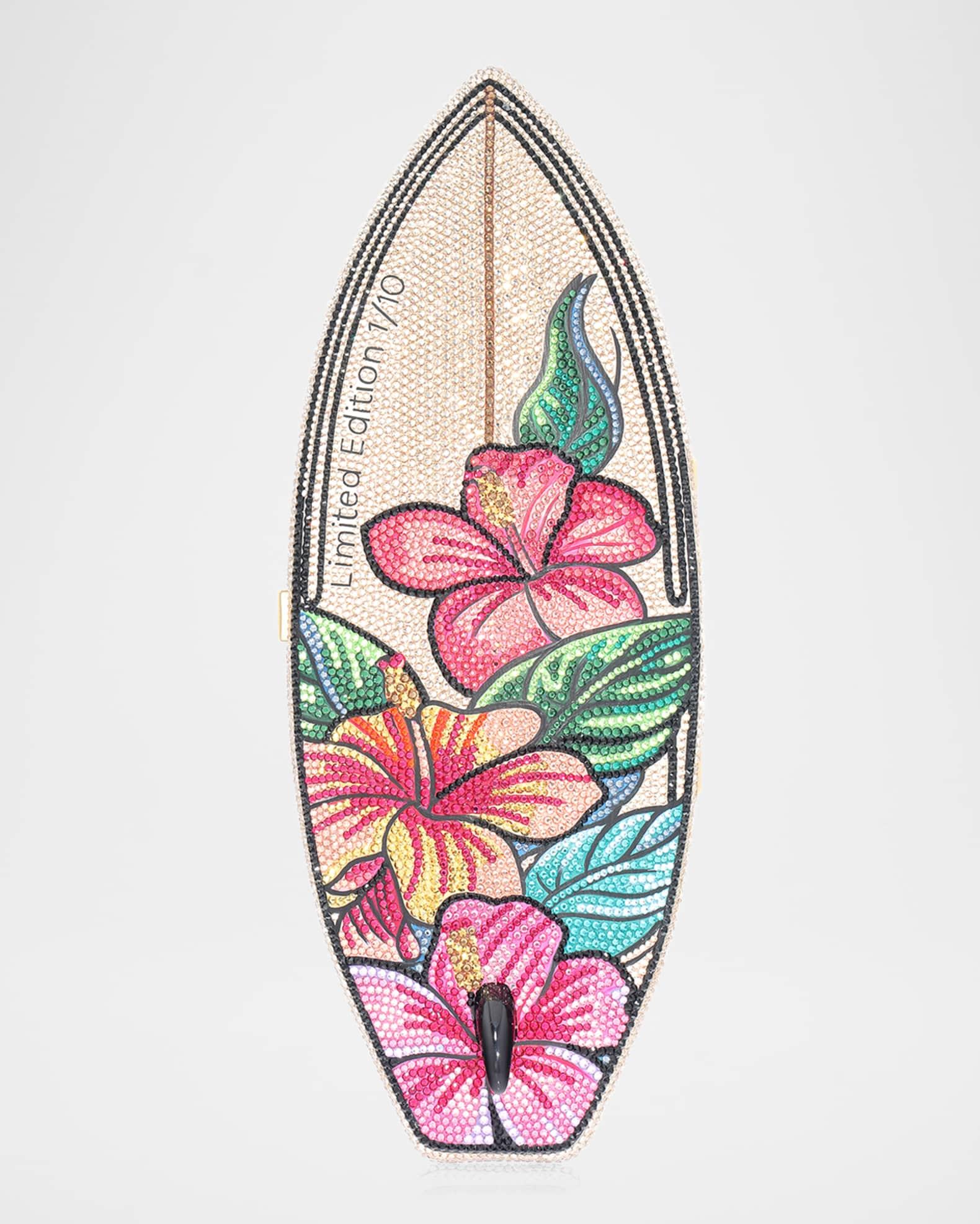 Surfboard Crystal Clutch Bag Product Image