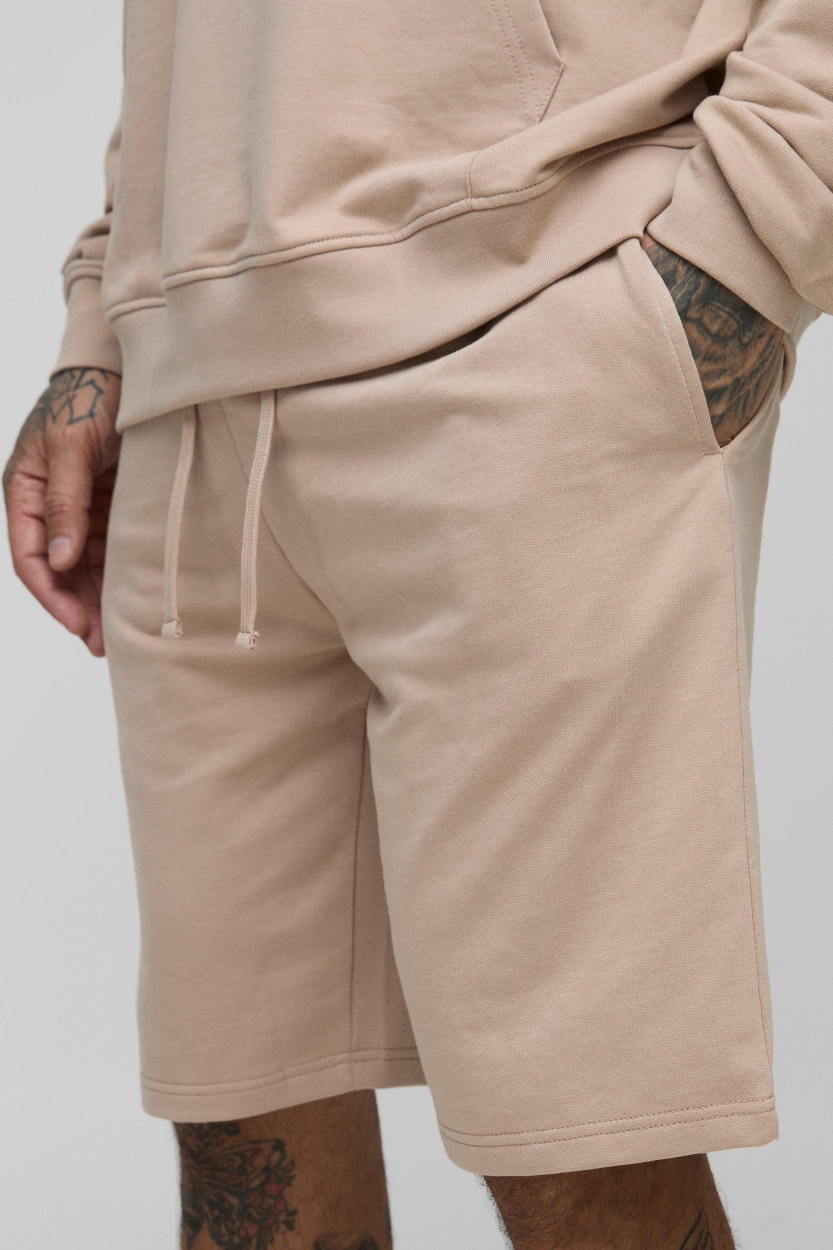 Tall 260GSM Loopback Regular Fit Basic Shorts | boohooMAN USA Product Image