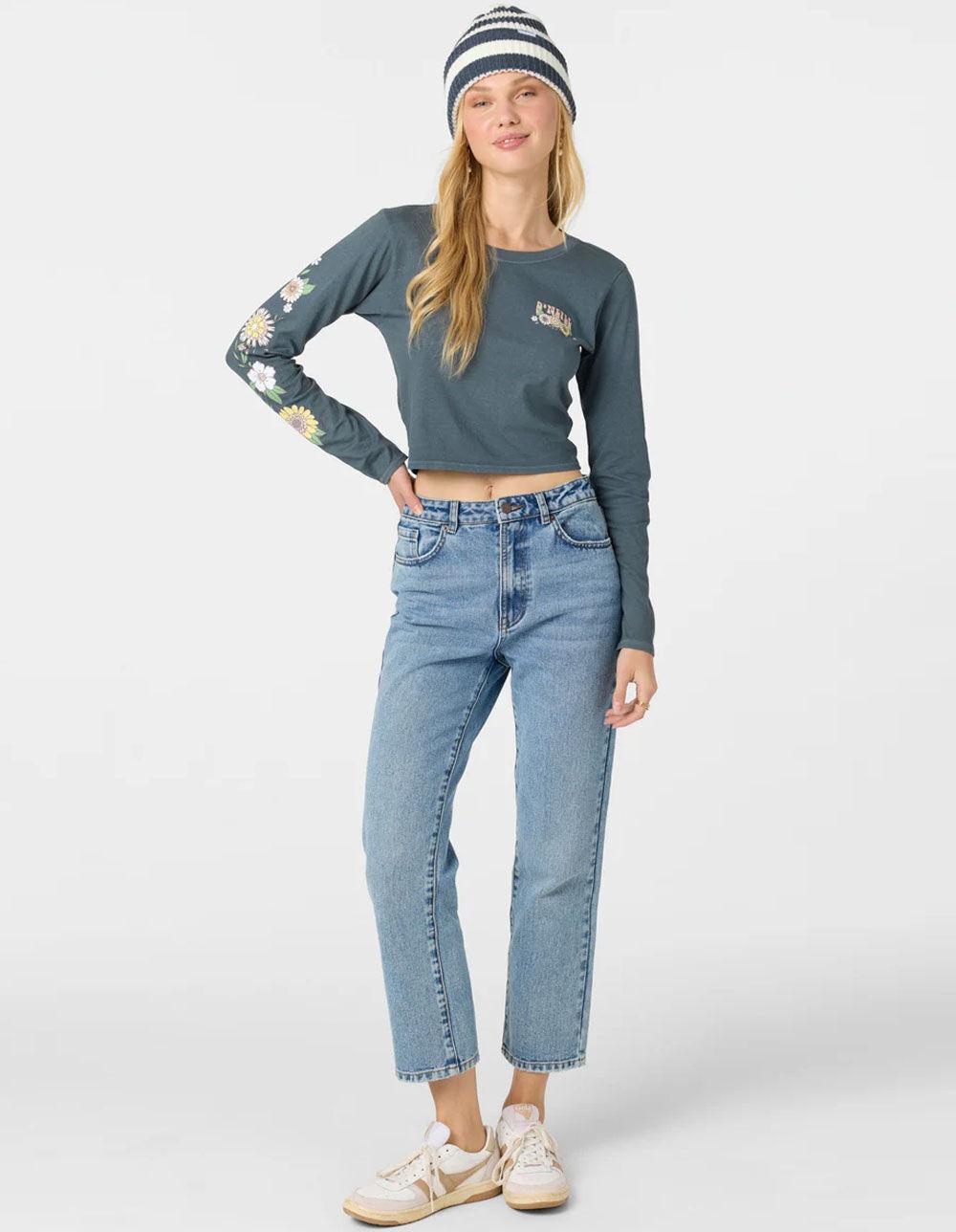 O'NEILL Daisy Daze Womens Long Sleeve Tee - SLATE BLUE Product Image